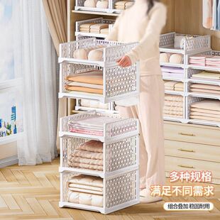 潮衣柜分层隔板衣橱衣服置物架抽屉式整理架宿舍卧室衣柜收筐箱柜