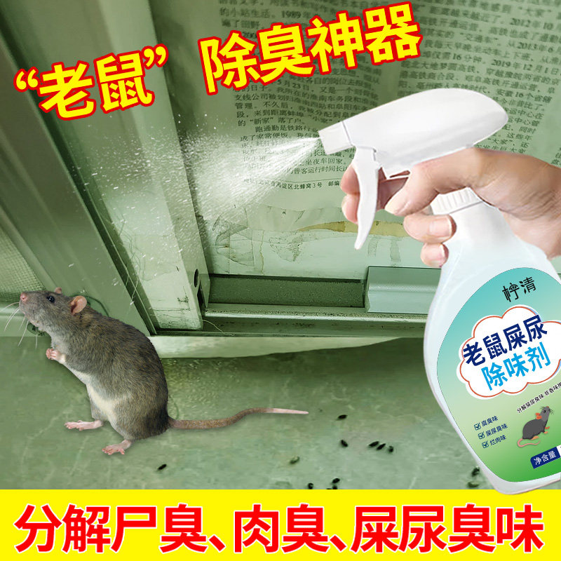 去除老鼠屎尿味室内祛异味喷雾耗子粪便消除味道死老鼠尸体除臭剂