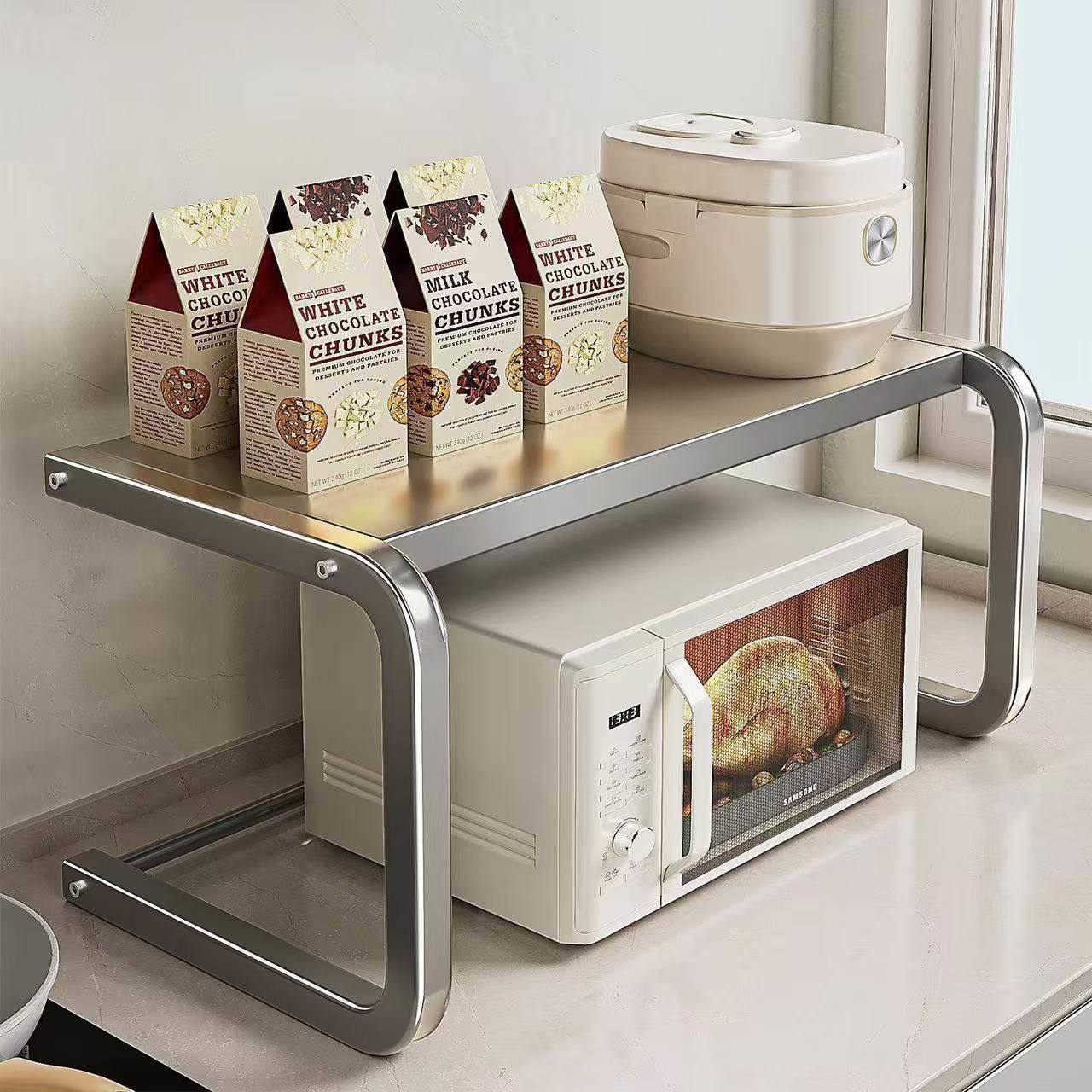 厨房置物架多层收纳架调料架子台面多功能厨房微波炉置物架桌面,收纳整理,CD架,淘宝优惠券,粉丝福利购,淘宝优惠卷