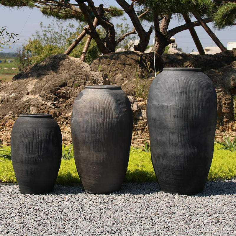 新品老式翁缸粗陶复古大款落地z景观园林花瓶花盆土罐黑色民俗别,标准件/零部件/工业耗材,其他五金件,淘宝优惠券,粉丝福利购,淘宝优惠卷
