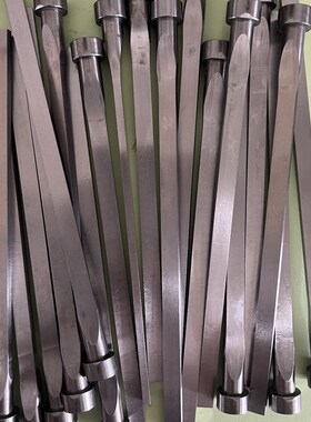 精密非标定制SKH51全硬扁顶针P3.5-W8-D10G-N40-L180公差0/-0.005