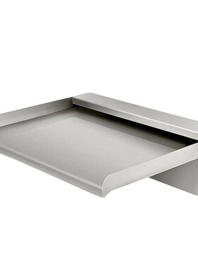 304加厚e不锈钢鱼池黑色古铜金色瀑布出水口庭院别墅造景水景幕墙