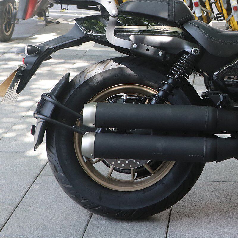 适用隆鑫无极CU250q后挡泥板加长加宽后挡泥瓦水盾改装件前挡泥板