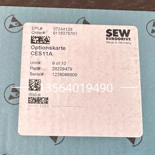 德国赛威SEWg变频器多信路编码器卡CES11A部件号:2822947SEW编码