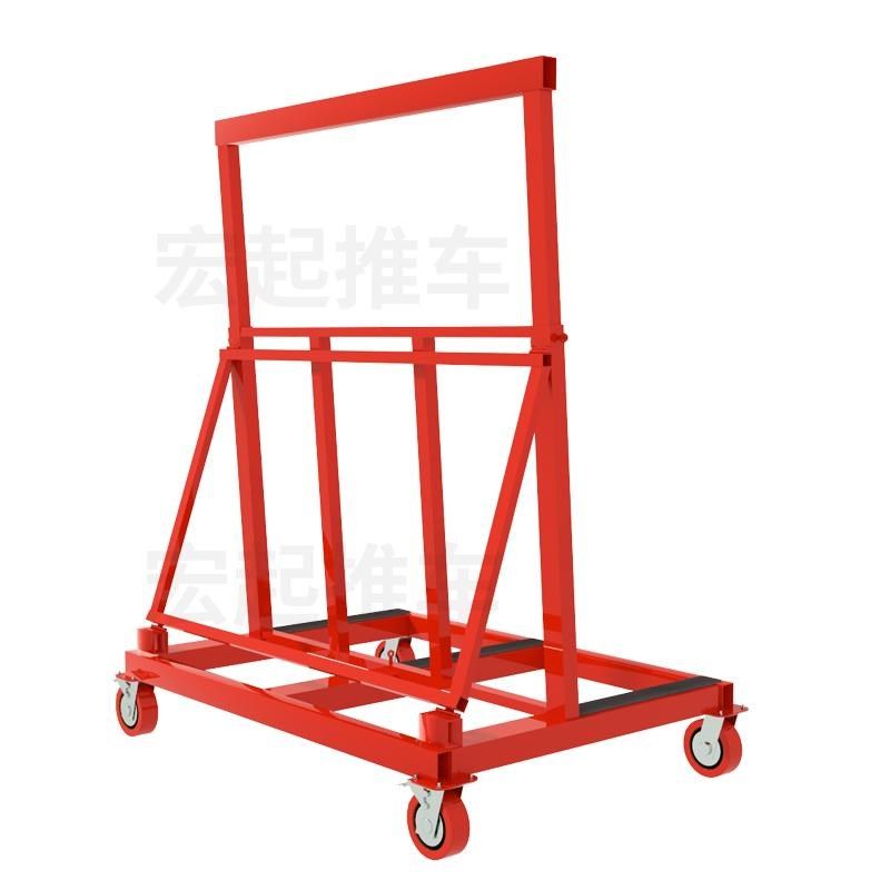 5IJO宏起折叠伸l缩门窗玻璃推车万向轮推拉搬运静音便携玻璃手推