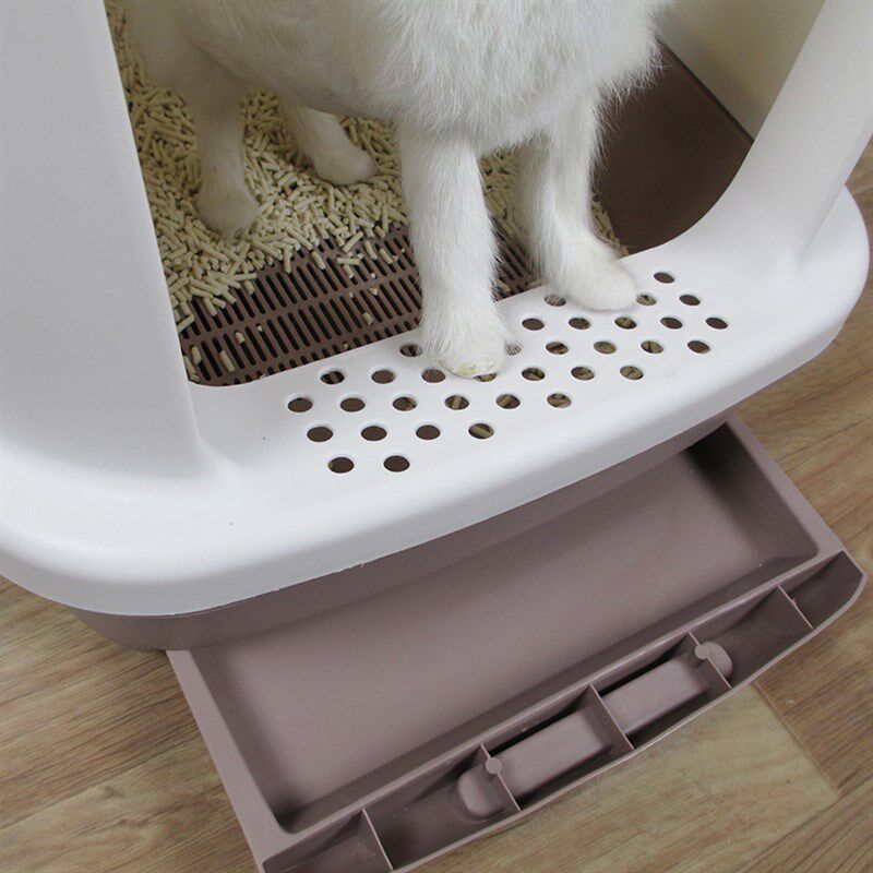 双层猫砂盆 大j号抽屉式减少带出防溅全封闭松木猫砂盆猫厕所,宠物/宠物食品及用品,猫砂盆/猫厕所,淘宝优惠券,粉丝福利购,淘宝优惠卷