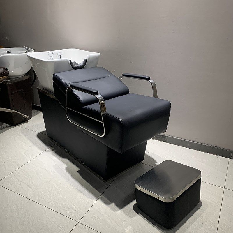 美发店网红半躺式洗头床理发店y专用简约坐式高档陶瓷盆发廊冲水,商业/办公家具,美容床/美发床/洗头床,淘宝优惠券,粉丝福利购,淘宝优惠卷