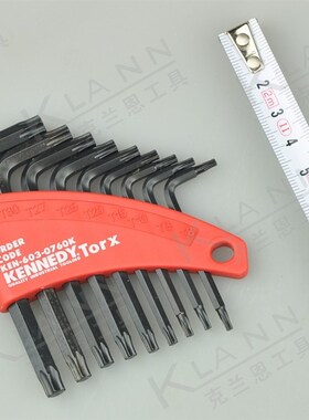 英国肯尼迪KENNEDY TORX星形内六角扳手9件组套KEN-6W03-0760K