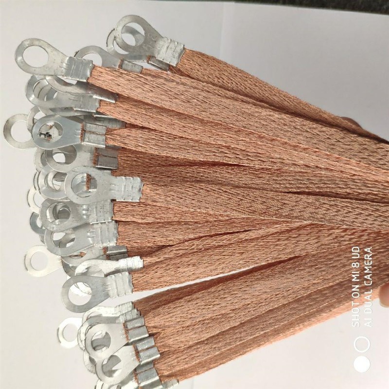 桥架配件接接地线跨接线铜编K织带6平方(100根)长300