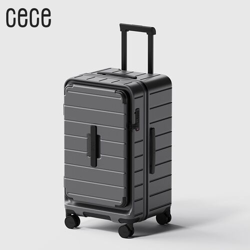 【新款】CECE侧开盖大容量深仓行李箱女拉杆箱男旅行20寸登机箱子