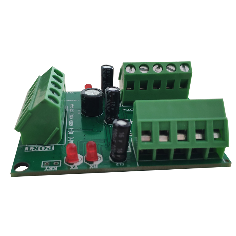 称重采集板变送器PLC垃圾箱无人生鲜柜四路八十通道485通讯Modbus