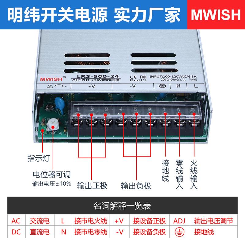 明伟开关电源LRS-450W624
