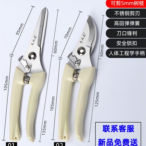 剪枝剪刀园艺果树修枝剪树枝剪刀园林省力花剪子家用神器花艺剪刀
