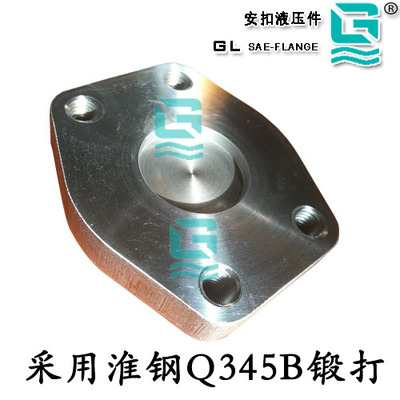 sae法兰盖无槽-3000PSI-sae法兰堵头-sae法兰盲板 法兰堵