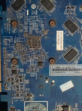 镭风R7240显卡 1GD3 低功耗,全接口,功能正常 实物