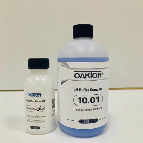 美国Oakton奥立龙pH缓冲液4.01/7.00标准液EC电导率校准液1413