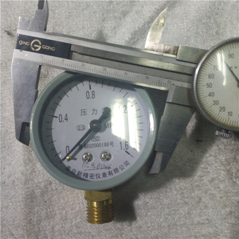 通用Y60气压表 空气压缩机压力表 气泵配件空压机安全阀1.6mpa