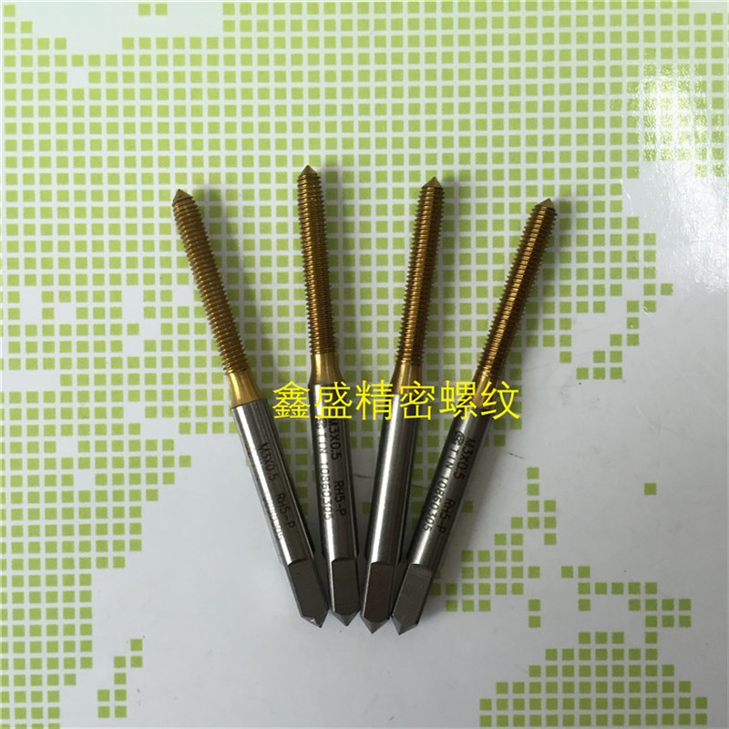 OSG镀钛挤压丝锥M3X0.5M3.5X0.6X0.35M2.5X0.45加大6G钢丝攻