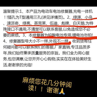 激活饿死电池修复器电动车充电器48V60v72v脉冲维护电瓶铅酸电池