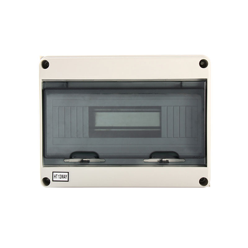 户外HT-12回路防水塑料配电箱明装防雨空开盒家用室外防水开关盒
