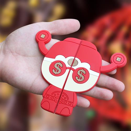 汽车车门防撞条卡通可爱财神门边防刮防蹭防撞贴车身保护装饰贴