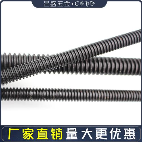 梯形丝杆 45号钢高强度T型丝杠梯形扣丝杠方扣粗牙螺杆粗螺纹