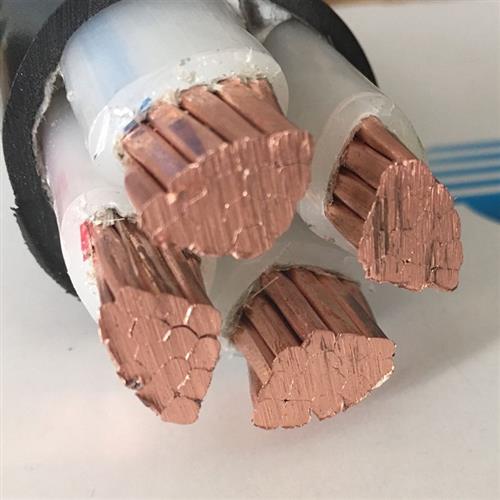 国标铜线电力电缆线YJV 3 4 5芯+1 50 70 95 120 150平方纯铜电线