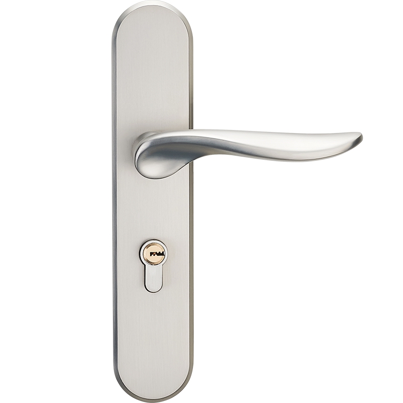 欧式卧室门锁家用室内木门房门静音通用型实木门把U手锁具房间门