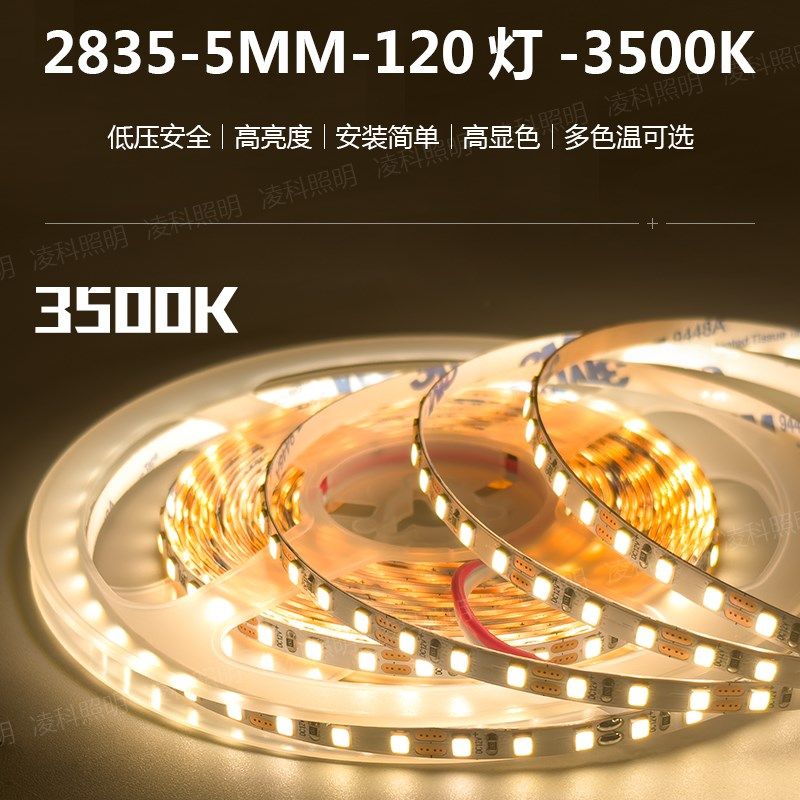 12V24V5MM2000K2400K2700K3000K4000K5000K6000K10000K色温灯带
