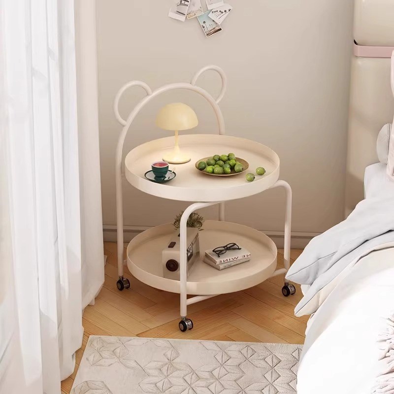 可移动小茶几小桌子家用客厅置物架简约小推车沙发边几床头侧边柜