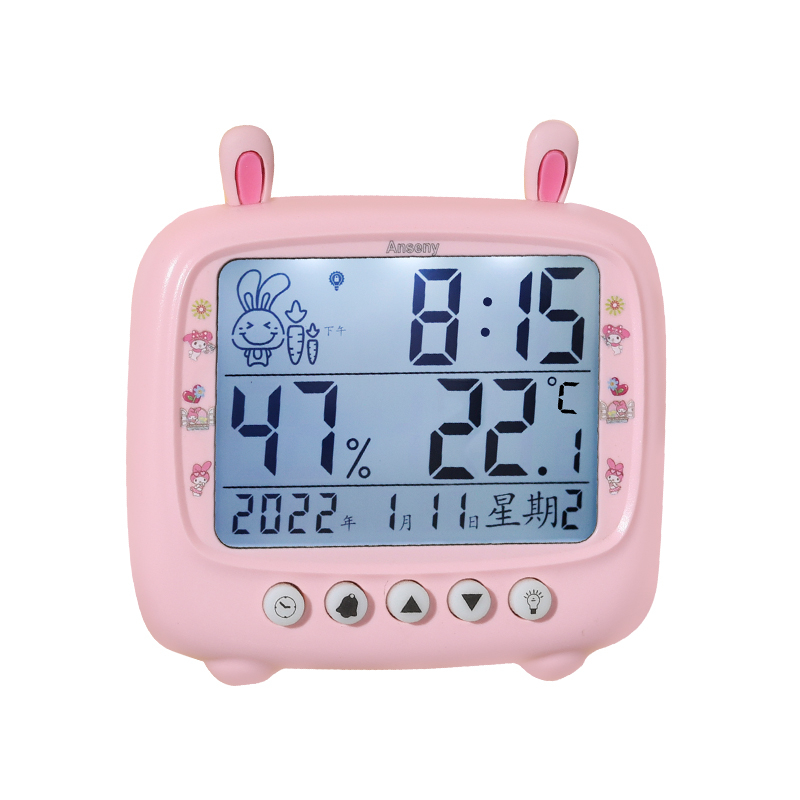 电子温度计婴儿房家用室内创意F可爱温湿度计高精度室温表