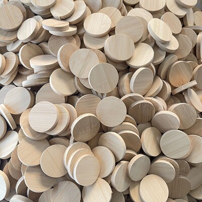 禾木圆片装饰DIY木片辅料