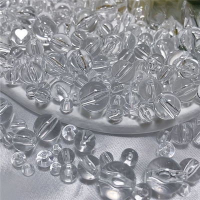 透明有孔散珠圆珠混搭饰品配件