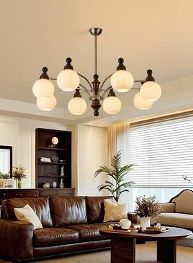 大观园法式中古风客厅吊灯2025新款复古高级氛围感护眼大厅灯J535