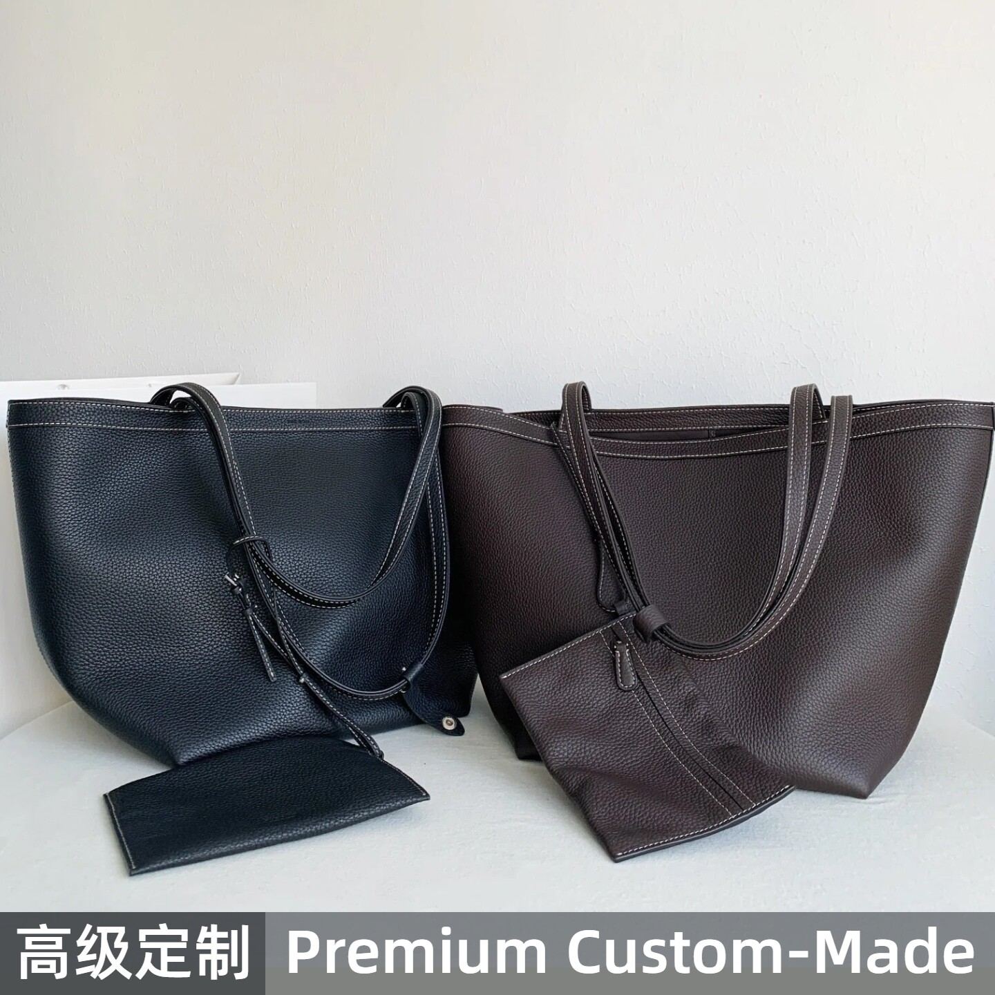 高定row购物袋托特包子母包park tote stitch极简TR风单肩包女款