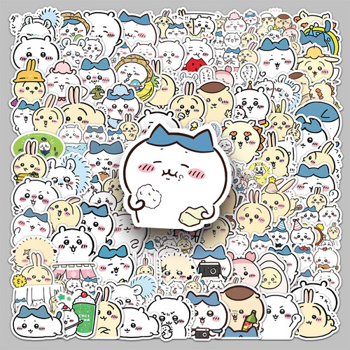 101张Chiikawa乌萨奇贴纸不重复