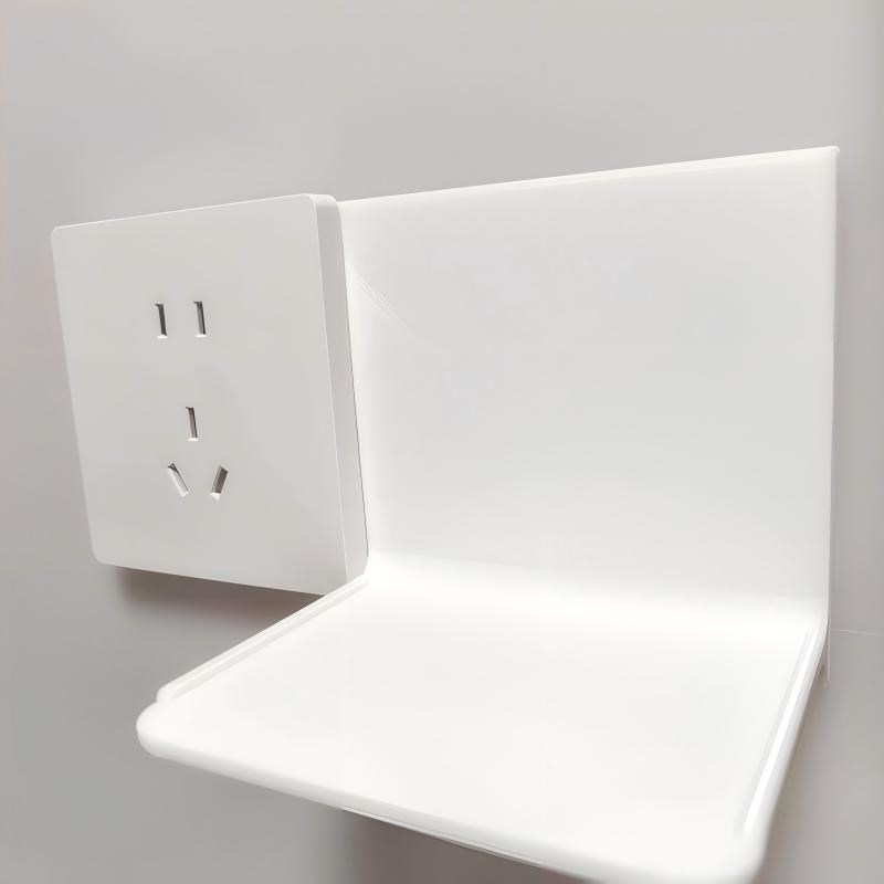 86底盒插座置物架单n面板托架手机充电支架开关面板置物架插座托