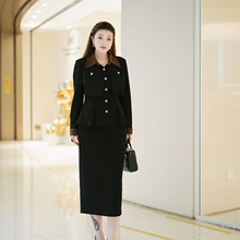 XYD71750/XYD71348秋季时髦上衣遮肚子半身裙两件套装大码女装