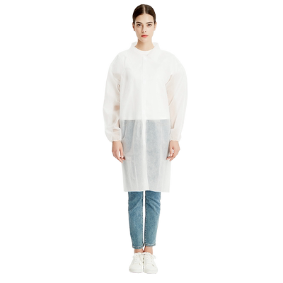 一次性工作服食品无纺布大褂防尘