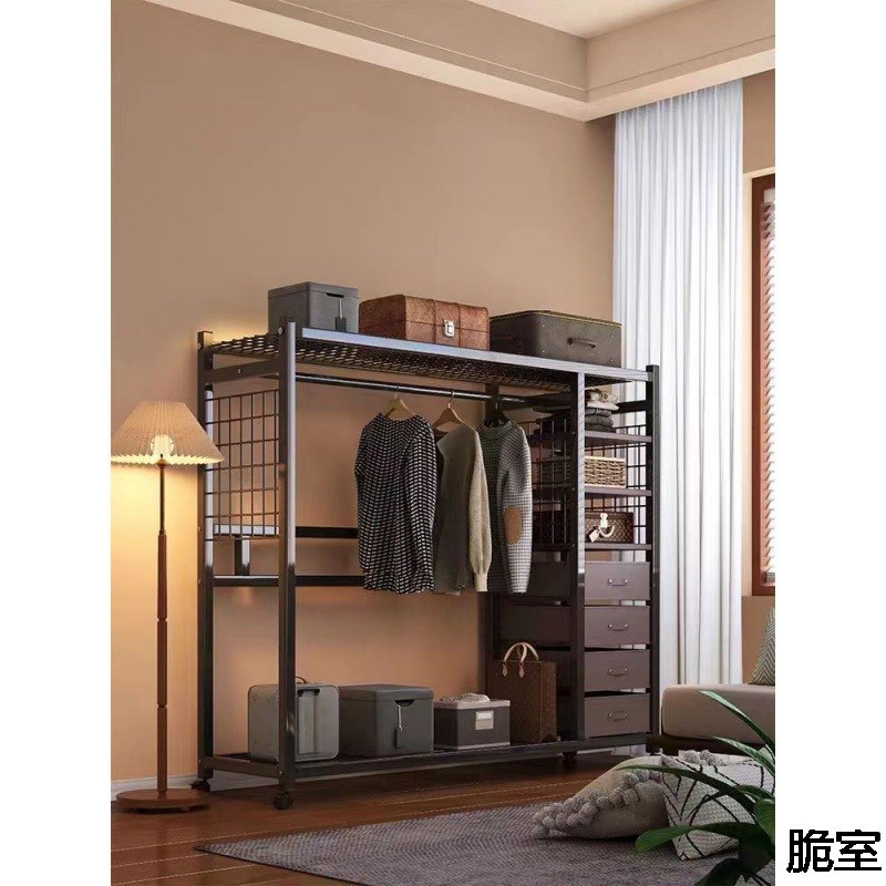 新款衣柜家用卧室简易衣柜出租房用E结实耐用收纳柜经济型组装金