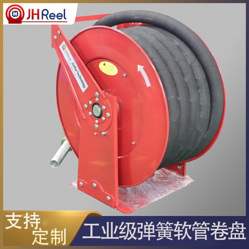 晖SP059管加油机卷盘器车w载加油机卷管可移景动便携式自动伸缩卷