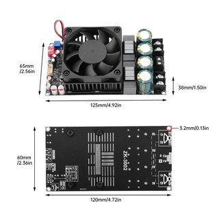 ZK-3002纯后级数字功放板大功率立体声300W+3O00W桥接单声道600W