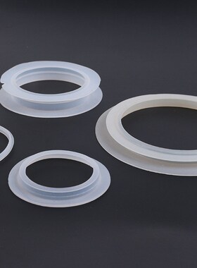 橡胶制品白色硅胶橡胶垫x圈大中小塞子中号半包底硅胶圈