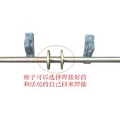 后桥Q带轴承座 四轮车1米后轴总成 轮毂法兰 改装 110cc卡丁车配件