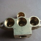 三缸活塞泵全铜四孔气室座 冲洗机 58型高压清洗N机四孔气室座