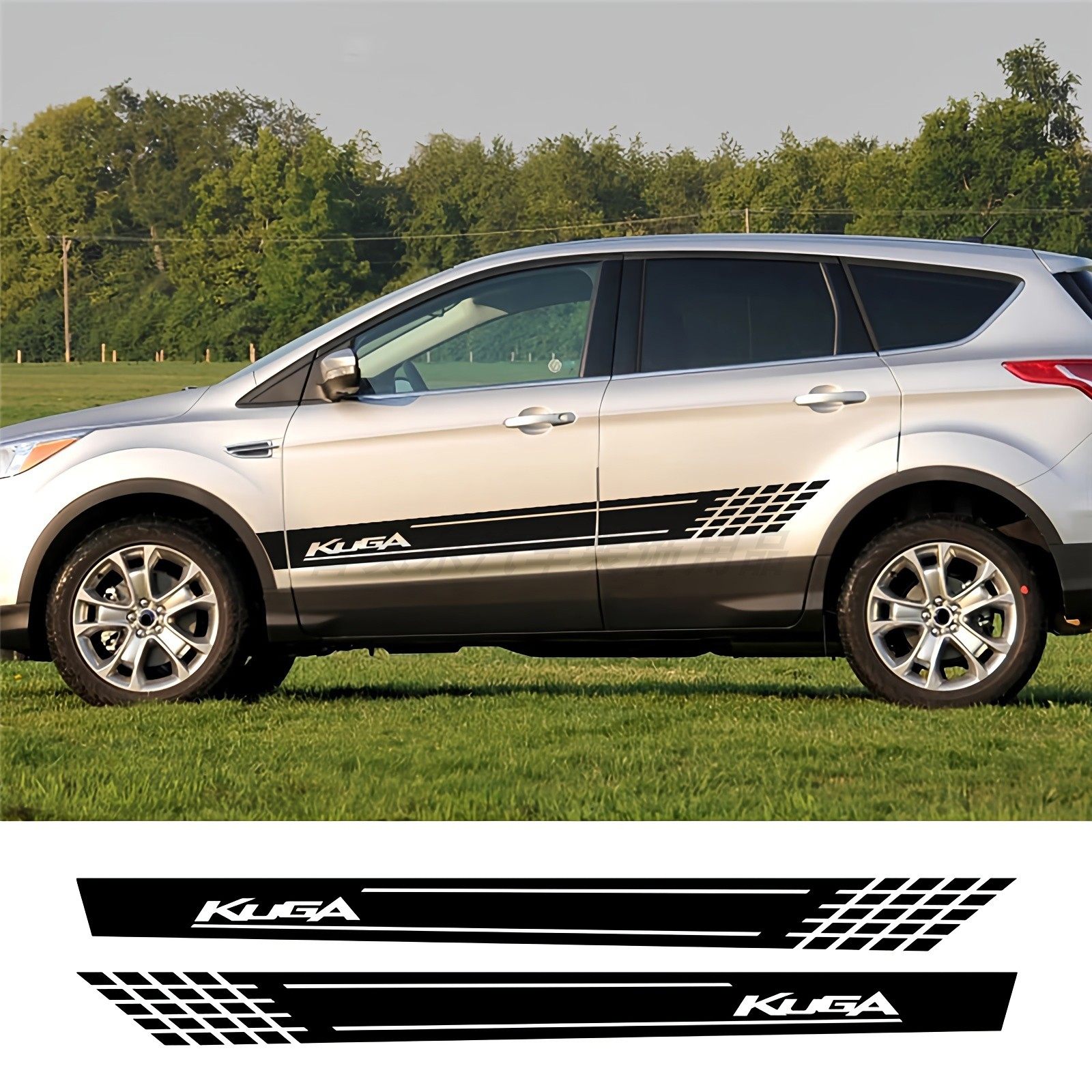 适用于福特Ford翼虎kuga贴纸 车身侧裙改装车贴拉花 装饰贴可定制,汽车用品/电子/清洗/改装,汽车装饰贴/反光贴,淘宝优惠券,粉丝福利购,淘宝优惠卷