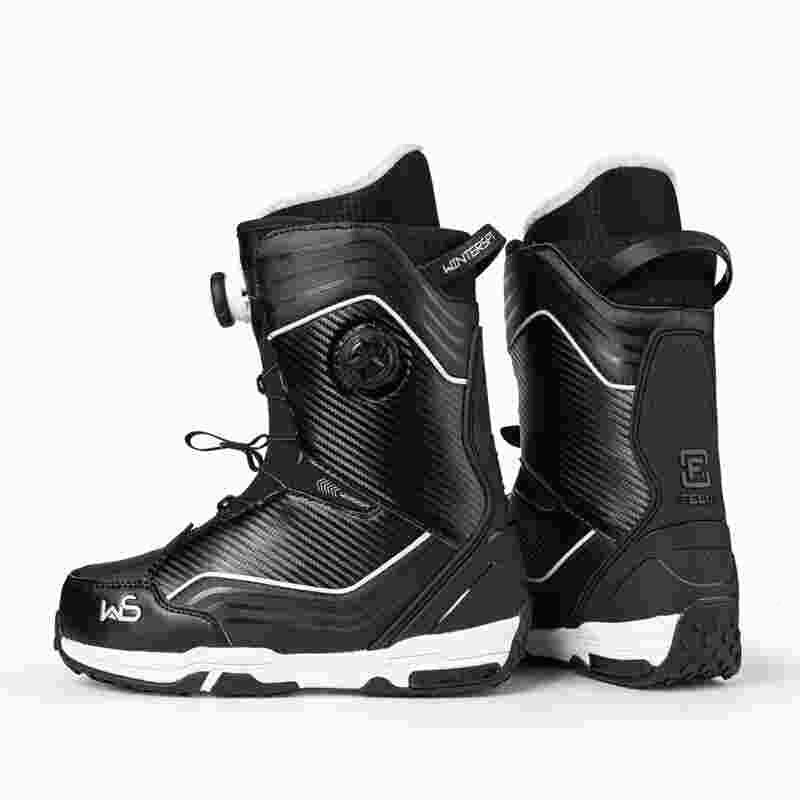 新款高档WS单板滑刻鞋 双钢丝扣单板鞋 士全地域单板鞋 滑雪靴男