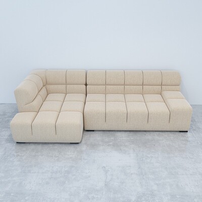 Tufty sofa北欧布艺沙发现代亚麻转角客厅小户型极简布沙发组合