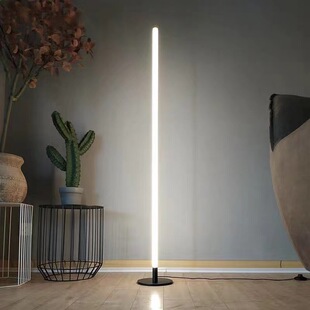360度通体发光线条落地简约北欧led客厅卧室床头灯RGB氛围落地灯