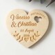 Wedding Magnets Laser ESave Personalized Date Heart the Cust